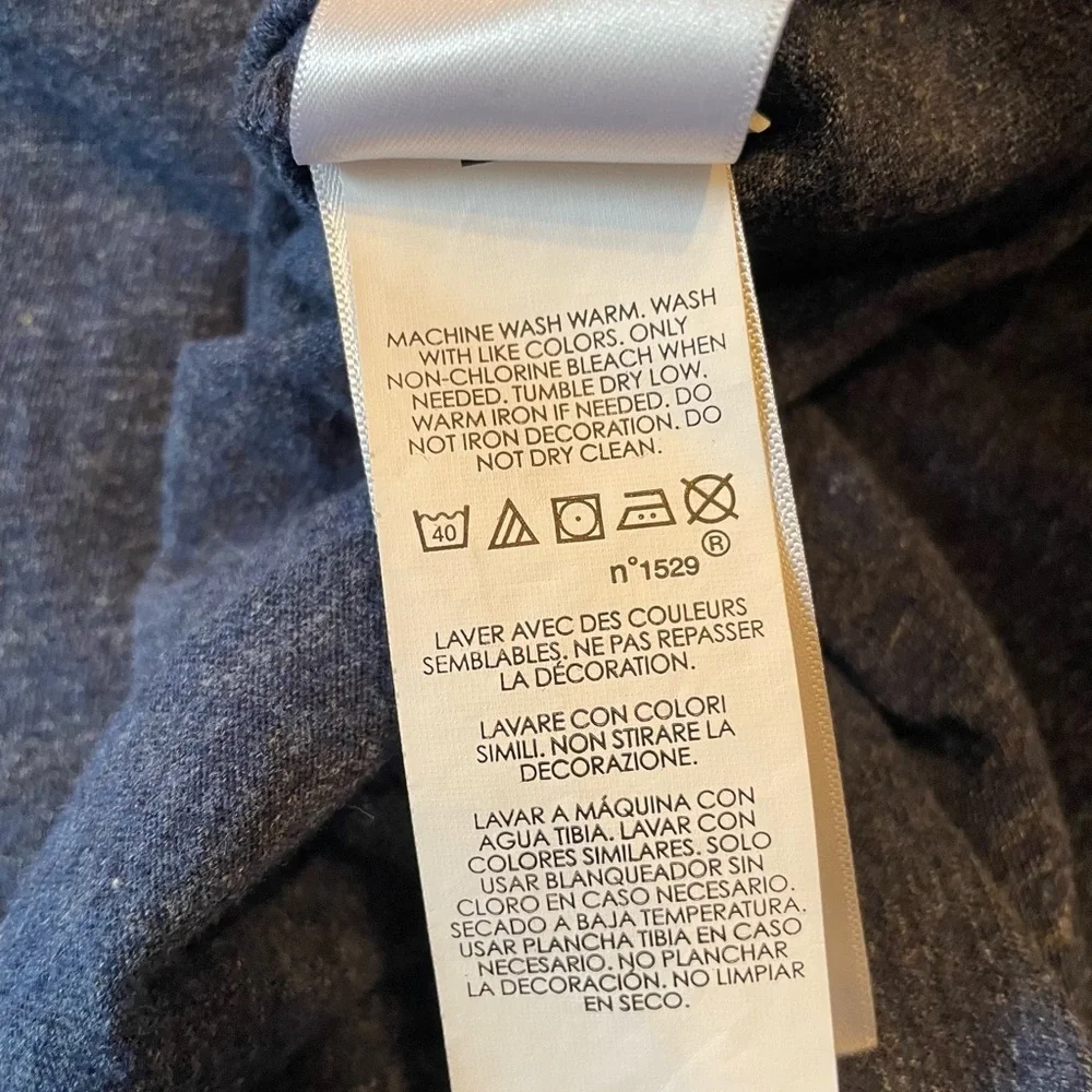 Polo Ralph Lauren Long Sleeve Shirt Tee Cotton Pony Logo Blue Size XXL Crewneck